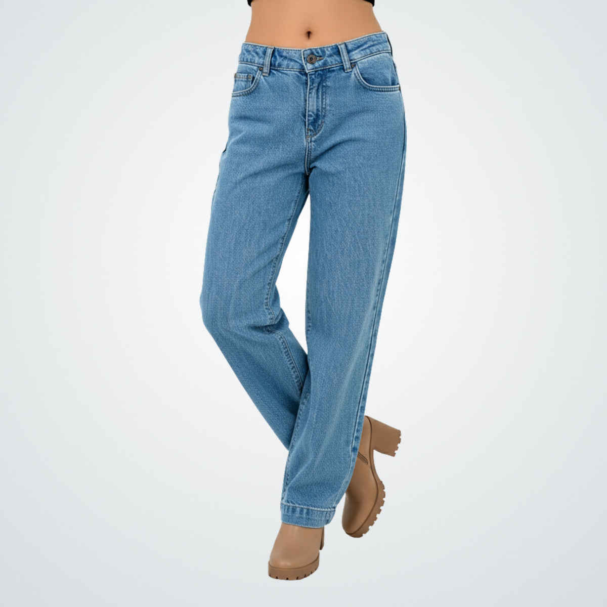 Classic Straight-Leg Denim