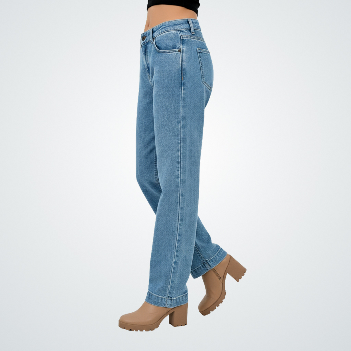 Classic Straight-Leg Denim