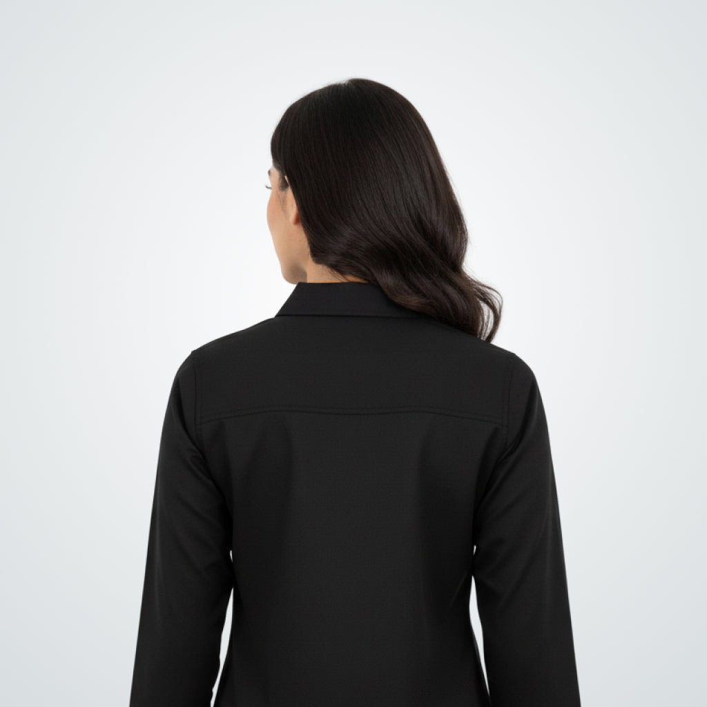 The Essential Flap Pocket Shirt | Classic Black