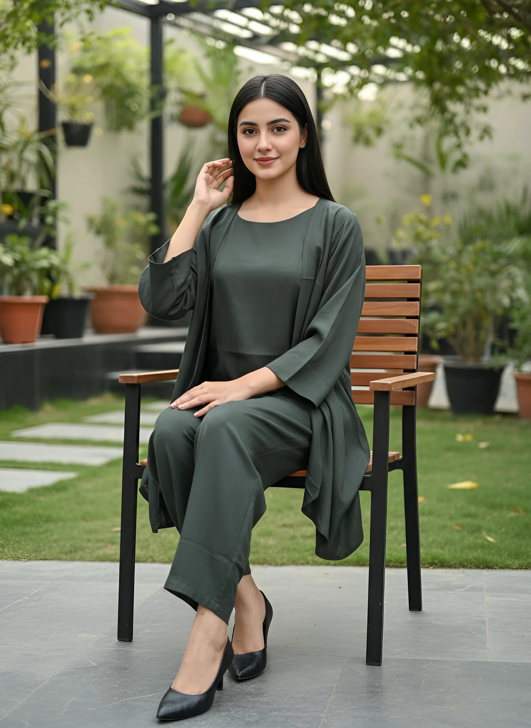 The Serene Olive Set