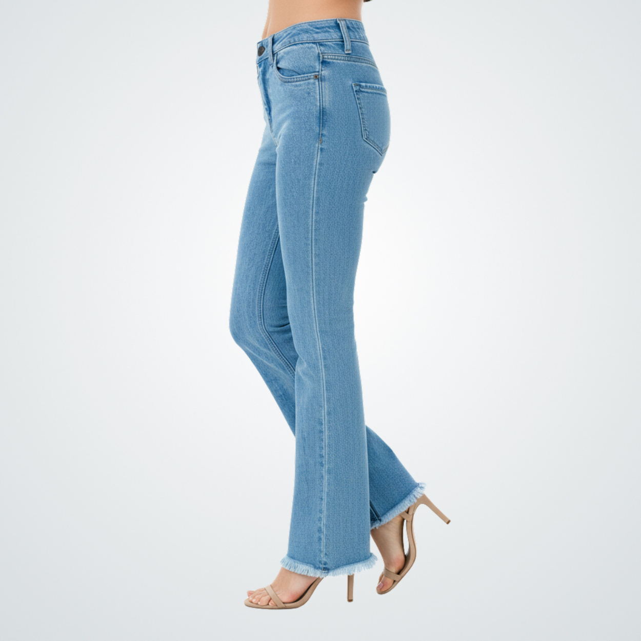 Flare-Up High-Rise Denim